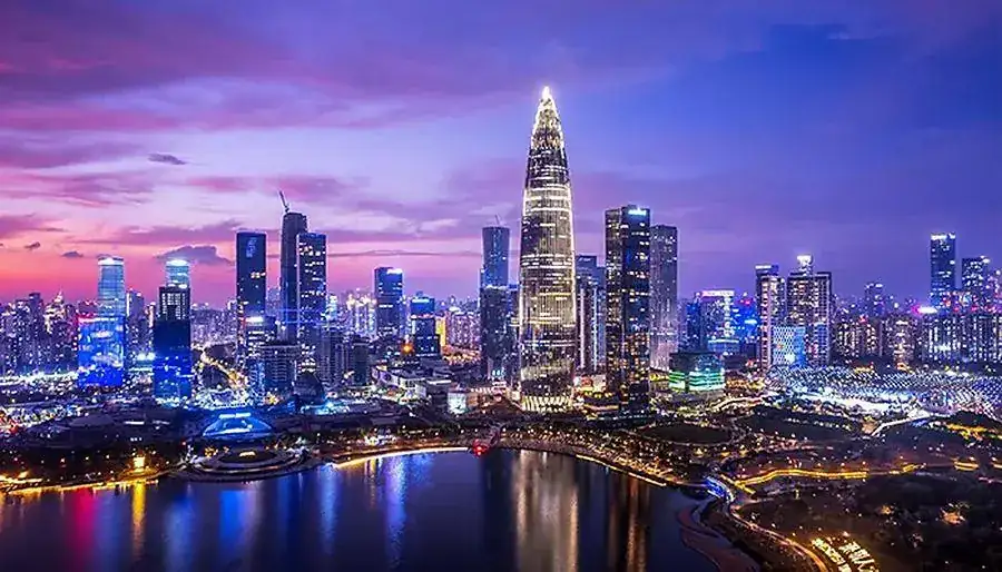 Shenzhen Bay at dusk