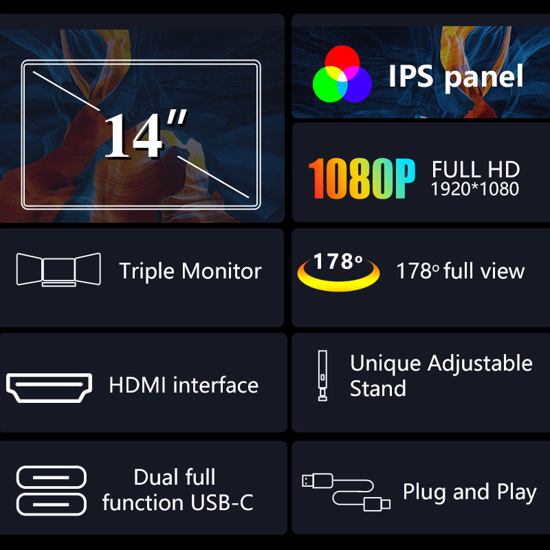 Three- Fold Screen MonitorS1 - Image 3