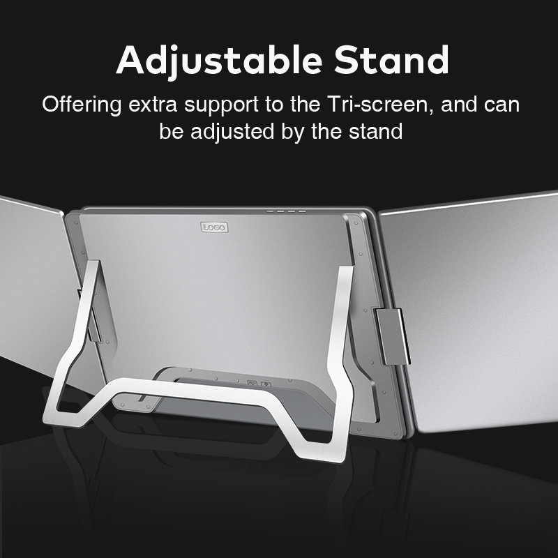 . Portable Tri-screen Monitor with USB-C or USB-A（S900） - Image 6