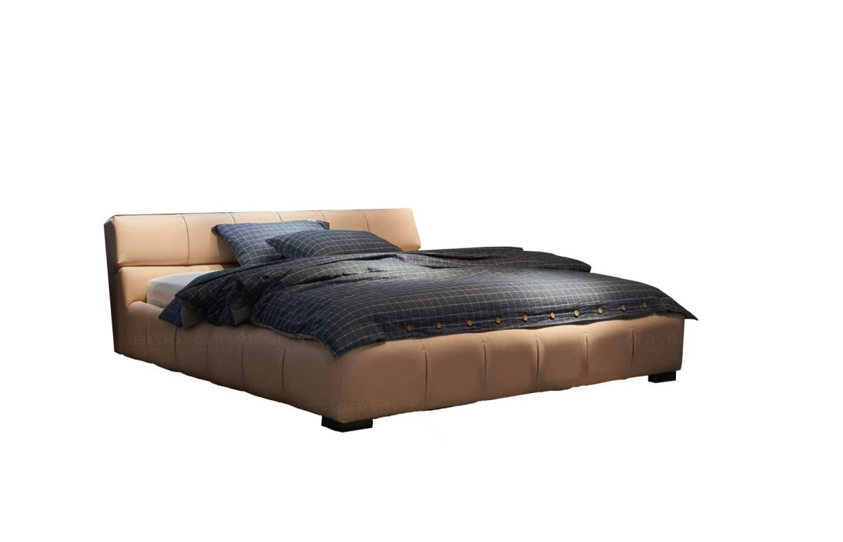 Luxury Leather Bed｜Lafite-17 Full Hide｜Dual Sizes｜Contact-Surface Set - Image 1