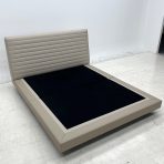 Luxury Bed Set: Bed Frame + Headboard Cushion-2040 bed - Image 3