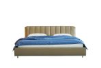 Aurora Floating Art Bed | Russian Larch Wood Frame | Leather-Tech Hybrid Upholstery​​
