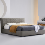 Luxury Bed Set: Bed Frame + Headboard Cushion-2026 bed - Image 2