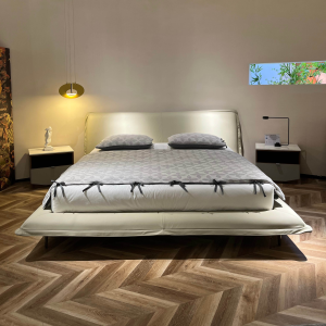 Luxury Bed Set: Bed Frame + Headboard Cushion-2030 bed - Image 5