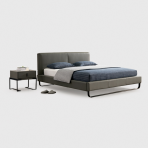 ⁦Floating Leather Bed｜Siberian Pine Frame｜12cm Elevated Base⁩ - الصورة ⁦3⁩