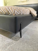 Floating Bed｜Siberian Pine Frame｜Leather-PU Hybrid｜BM535 Model - Image 2