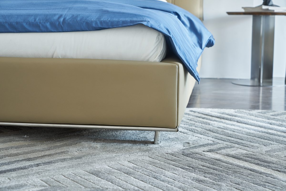 Aurora Floating Art Bed | Russian Larch Wood Frame | Leather-Tech Hybrid Upholstery​​ - Image 5