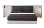 Smart Bed 2012｜Dual Leather-Fabric｜Adjustable Reading Lamp｜2 Sizes Stock Ready​​