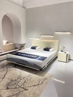 Aluminum Floating Bed | Microfiber Leather/Top-Grain Cowhide + Russian Larch - Image 3