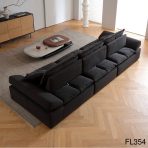⁦Recliner Sofa, Custom Size Available, Movable Backrest-FL354⁩ - الصورة ⁦4⁩