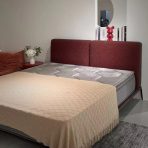 Luxury Bed Set: Bed Frame + Mattress + Headboard Cushion-2011 bed - Image 6