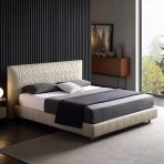 Luxury Bed Set: Bed Frame + Headboard Cushion-2026 bed - Image 5