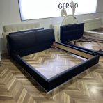 Luxury Bed Set: Bed Frame + Headboard Cushion-2028 bed - Image 4
