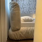 Luxury Bed Set: Bed Frame + Headboard Cushion-2029 bed - Image 5