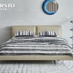 Luxury Bed Set: Bed Frame + Headboard Cushion-2036 bed - Image 2