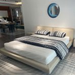 Luxury Bed Set: Bed Frame + Headboard Cushion-2036 bed - Image 4