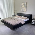Luxury Bed Set: Bed Frame + Headboard Cushion-2045 bed - Image 2
