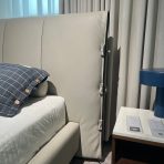 Luxury Bed Set: Bed Frame + Headboard Cushion-2046 bed - Image 6