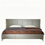 Luxury Bed Set: Bed Frame + Headboard Cushion-2046 bed