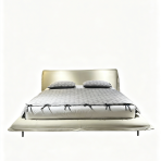 Luxury Bed Set: Bed Frame + Headboard Cushion-2030 bed
