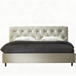 Luxury Bed Set: Bed Frame + Headboard Cushion-2033 bed