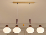 6808 Series White Lampshade Crystal Chandeliers: Pure White Charm, Illuminate Elegant Spaces - Image 2