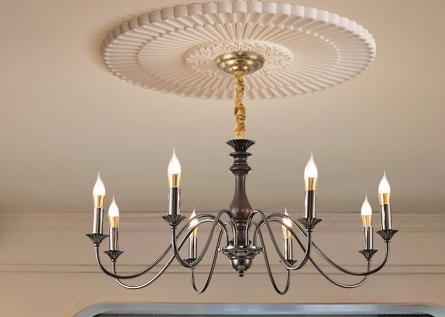 6820 Series Chandeliers: Retro Light Luxury, Interpret Space Artistry