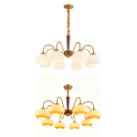 Chandelier-Mid-century Style-6803-W