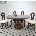 Dining Table, Multiple Colors for Tabletop and Legs-9037 - Image 4