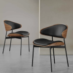 Dining Chair, Multiple Colors for Upholstery and Legs-C810 - Image 5