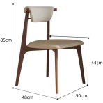Dining Chair, Multiple Colors for Upholstery and Legs-C802 - Image 4