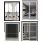 ⁦Balcony narrow edge sliding door, living room, kitchen, aluminum alloy glass partition, sliding door⁩ - الصورة ⁦5⁩