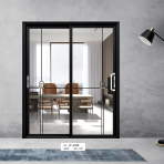 ⁦65 series narrow edge sliding door, wind resistant, pressure resistant, load-bearing, sealed, heat-insulating, universal for the whole house⁩ - الصورة ⁦2⁩