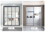⁦65 series narrow edge sliding door, wind resistant, pressure resistant, load-bearing, sealed, heat-insulating, universal for the whole house⁩ - الصورة ⁦5⁩
