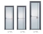 65 × 40 light luxury narrow side swing door, balcony partition door, thickened profile door - Image 5