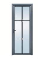 65 × 40 light luxury narrow side swing door, balcony partition door, thickened profile door