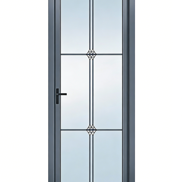 65 × 40 light luxury narrow side swing door, balcony partition door, thickened profile door
