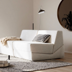 ⁦H-039# Multifunctional Folding Modular Sofa Cream Style Single Chaise Sofa Bed⁩ - الصورة ⁦8⁩