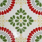 300×300mm Embossed Glossy Retro Ethnic Geometric Tiles, AT3300# - Image 9