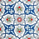 300×300mm Embossed Glossy Retro Ethnic Geometric Tiles, AT3300# - Image 7