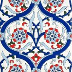 300×300mm Embossed Glossy Retro Ethnic Geometric Tiles, AT3300# - Image 5