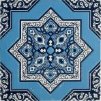 300×300mm Embossed Glossy Retro Ethnic Geometric Tiles, AT3300# - Image 3