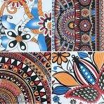 300×300mm Retro Art Tiles Embossed Glossy Non-Slip AT33069H - Image 3