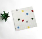 300x300 Concave-Convex Glossy White Tile Nordic Style Mosaic Tile AT33020