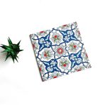 300×300mm Embossed Glossy Retro Ethnic Geometric Tiles, AT3300#