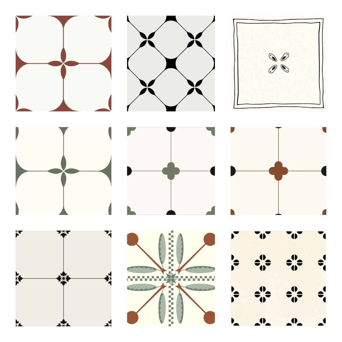 主图 Tile-Pattern Series-600×600mm×4 pieces-FG61# - Image 1