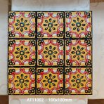 100x100mm Retro Small Ceramic Tiles, 3D Glossy Decorative Tiles AT11001-AT11004 - Image 10