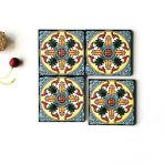 100x100mm Delicate Ceramic Tiles, Versatile Wall Decor Tiles AT11005-AT11008