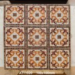 100x100mm Exquisite Decorative Mosaic Tiles, Ceramic Wall Tiles for Home and Commercial Use AT11017-AT11020 - Image 4