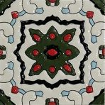 100x100mm Moroccan Embossed Glossy Mosaic Tiles, 4 Designs for Kitchen Bathroom - Image 3